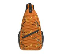 Oudrspo Funny Bee Sling Bag Casual Crossbody hombro mochila pecho Daypack para hombres mujeres viajes deporte senderismo gimnasio