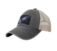 Oudrspo Gorra de béisbol de Malla Lavada Un Universo Fascinante, Sombrero para el Sol Transpirable, Adecuado para Deportes al Aire Libre y Viajes.