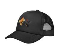 Oudrspo Gorra de béisbol de Pelea de gallos Ajustable Casual Sombreros de Malla Sombrero de Lengua de Pato para Hombres mujeres96 Negro