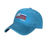 Oudrspo Gorra de béisbol Vaquera Unisex Keep Calm The Russian is Here Casquette Ajustable Lavada Vintage