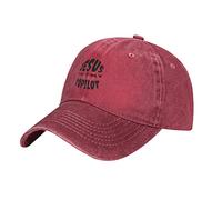 Oudrspo Jesus is My Copilot Hat Ajustable Hombres Mujeres Unisex Gorra de béisbol Algodón Lavado Denim