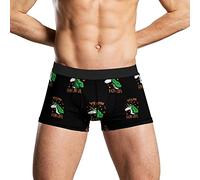 Oudrspo Magical Unicorn Vegan for Life Calzoncillos Tipo bóxer para Hombre, Ropa Interior Transpirable de Secado rápido, Cintura elástica, Pantalones