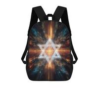 Oudrspo Mochila clásica Jewish Star de 43 cm | Mochila de viaje informal con correa ajustable para hombre y mujer