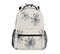Oudrspo Mochila impermeable para portátil Fresh Style Floral Fragments, ideal para viajes, la universidad o el día a día. Mochila ligera y resistente para el trabajo, para hombres y mujeres.