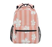 Oudrspo Mochila impermeable para portátil Fresh Style Floral Fragments, ideal para viajes, la universidad o el día a día. Mochila ligera y resistente para el trabajo, para hombres y mujeres.