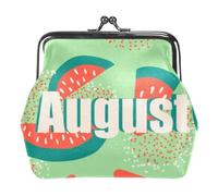 Oudrspo Monederos con Hebilla de sandía de Verano para Mujer, Estilo Vintage, con Cierre de Beso, Varios Modelos