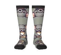 Oudrspo Orca Killer Whale 3D Magical Dragon Scales Pattern Print Calcetines divertidos y novedosos para mujer, calcetines novedosos hasta la rodilla, regalos divertidos