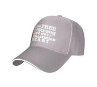 Oudrspo Palestine Libre Vivre Avec un cœur palestinien Palestine Forte nouveauté Casquette de Baseball Chapeau Classique pour Hommes Femmes réglable