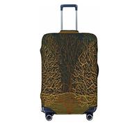 Oudrspo Protector de Cubierta de Equipaje de Viaje, Protector de Maleta de árbol Abstracto, Cubierta de Maleta de Equipaje Lavable Grande