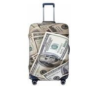 Oudrspo Protector de Cubierta de Equipaje de Viaje, Protectores de Cubierta de Maleta de Billetes de Cien dólares, Cubierta de Maleta de Equipaje Lavable, tamaño Mediano