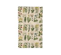 Oudrspo Toalla de Mano con Hojas de Plantas de Flores, Toalla Decorativa, Regalo de Calentamiento para baño, Cocina, baño, SPA, Gimnasio, 16.0 x 27.5 in