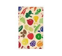 Oudrspo Toalla de Mano de Frutas y Verduras, paños absorbentes Suaves para baño, Hotel, Gimnasio y Viajes