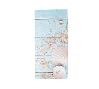 Oudrspo Toallas de Cara de mar de Concha y Toallas de Mano de Playa de Verano ultrasuaves Multiusos para baño, Hotel, Gimnasio, natación y SPA