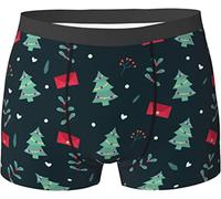Oudrspo Trees - Calzoncillos Tipo bóxer para Hombre, Que absorben la Humedad, Calzoncillos bóxer, cómodos, Suaves, Estampados pequeños