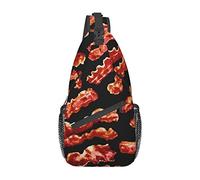Oudrspo Trotting Flat Coated Retrievers Paw Unisex Casual Diagonal Chest Bag,Bolso bandolera multiusos Viaje Senderismo Daypack