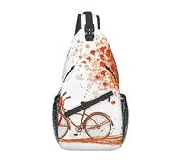 Oudrspo Trotting Flat Coated Retrievers Paw Unisex Casual Diagonal Chest Bag,Bolso bandolera multiusos Viaje Senderismo Daypack