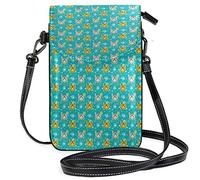 Oudrspo Vintage Mystery Cat Moon Crossbody Phone Purse Small Mini Shoulder Bag Cell Phone Pouch Leather Wallet for Women Girls