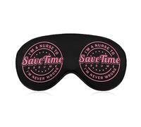 OudrspoSave Time Assume Never Wrong - Máscara para dormir para dormir con los ojos vendados con correa ajustable, bloquea la luz nocturna, siesta de viaje para hombres y mujeres