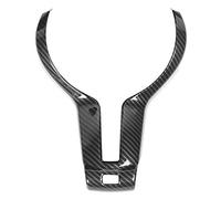 oueaen Embellecedor del Volante - Embellecedor del Volante ABS Estilo de Fibra de Carbono Decoración Interior para F20 F21 F30 F32 X5 X6 M - Sport