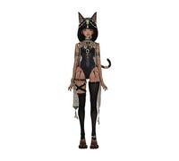 Oueneifs Muñeca Bast Bjd de 1/4 del Antiguo Egipto Misterioso Estilo de Lucha, Regalos de Guardia de Gatos para mayores de 15 años