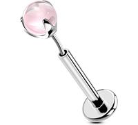 OUFER Body Piercing Helix Earrings 16G Titanium Threadless Labret Piercing Jewellery Push in Lip Stud 6/8/10/12mm Lip Piercing Jewellery Conch Tragus Lobe Stud Bar