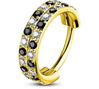 OUFER Body Piercing Nose Ring Hoops 20G Nostril Piercing Rings Jewellery 316L Stainless Steel Helix Lip Labret Septum Tragus Daith Rook Earrings Hinged Segment Clicker Cartilage Earring Hoop