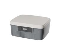 OUGPIU Almacenamiento de medicamentos con cerradura de combinación, maletín portátil de medicamentos de doble capa, caja de medicamentos móvil, botiquín casero, bolsa de emergencia, para escuela,