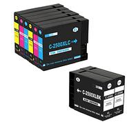 Ouguan® - Cartuchos de Tinta para Canon MAXIFY IB4000, IP4050, IP4100, MB5050, MB5350, MB5150, MB5450, MB5155, MB5100 y MB5400 (8 Unidades), Color Negro