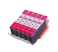 Ouguan® Compatible para HP 364 XL 364XL Cartuchos de Impresora para Deskject 3070A Photosmart 5510 5520 6510 6520 7510 5515 b110a b109a 5512 6512 Officejet 4620(5 Magenta)