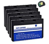 Ouguan T5852 - Cartuchos de Tinta compatibles con Epson PictureMate 210 235 250 270 310 PM215 PM245 (Lote de 5)