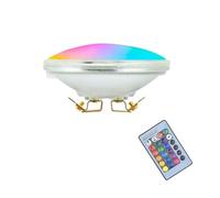 OUHFCASN 1 lámpara LED RGB for piscina G53 PAR36 de 9 W y 111 mm de diámetro, luz subacuática colorida PAR36, iluminación impermeable for paisajes Para iluminación comercial e industrial(RGB)