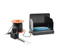 OUHFCASN Cámara de Pesca subacuática portátil con Pantalla LCD de 4,3 Pulgadas y 1080P, con visión Nocturna y Alcance de 220°. para Pesca en mar, Lago, Barco y Kayak