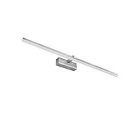 OUHFCASN Lámpara de pared con espejo impermeable for baño, luz LED de 16 W y 20 W, CA 85-265 V, aplique de pared for sala de estar Lámpara de exhibición de arte(Warm,SILVER_8 (41CM))