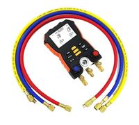 OUHFCASN Mangueras de Carga de refrigerante con Juego de manómetro de colector de diagnóstico HT-750 analizador de refrigerante Inteligente Digital for R23 R500 R410A Detección en Tiempo Real