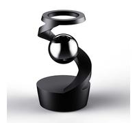 OUHKDM Juguete de Escritorio levitante, giroscopio antigravedad con Bola Flotante con Base, decoración cinética de Oficina ejecutiva, Alivio del estrés del TDAH, Dispositivo de Enfoque(Black)