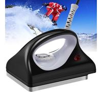 OUHKDM Plancha para encerar esquís y Tablas de Snowboard, Plancha Profesional con Base Gruesa y Temperatura Ajustable de 3 Niveles, Protege la Tabla de Snowboard, Ideal para el hogar.