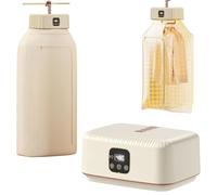 OUHKDM Planchadora automática, Secadora portátil, Plancha de Vapor de Aire automática, Secadora de Ropa automática, para Apartamentos, Viajes y Secado rápido.