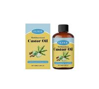 OUHOE Organic Castor Oil Moisturizes and Replenishes Hair Eyebrow Skin Body Multi-Effect Care Gentle Massage
