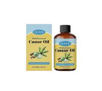 Ouhoe Organic Castor Oil Moisturizing Hair Eyebrow Skin Multi-Effect Care Gentle Massage