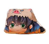 OUHZNUX Almohada Demon Slayer Cojín Hashibira Inosuke Kamado Nezuko Almohada De Lectura Estudiante Almohada Decorativa Especial Cosplay Felpa Periférica Almohada De Mentira