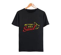 OUHZNUX Camiseta con Estampado 2D De Better Call Saul para Hombre Camiseta con Estrella De Drama De Televisión Estadounidense Camiseta De Manga Corta para Hombre Y Mujer De Tendencia Hip Hop Tops