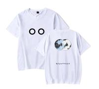 OUHZNUX Camiseta De Algodón Camiseta con Cuello Redondo para Hombres Y Mujeres Camiseta Summer Street Hip-Hop Singer Boywithuke Camiseta Casual Manga Corta XS-3XL-Black||XS