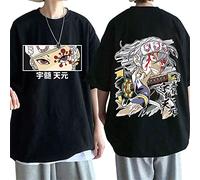 OUHZNUX Camiseta De Anime Demon Slayer para Hombre Y Mujer, Camiseta De Manga De Anime Tengen Uzui Eyes, Camisetas De Cosplay, Ropa De Calle, Camisetas De Gran Tamaño Xxs-3Xl