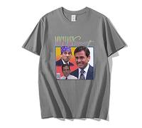OUHZNUX Camiseta para Hombre Michael Scott Homenaje Camiseta The Office Camiseta para Mujer Camisetas Vintage Camisetas Divertidas Xs-4Xl