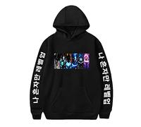 OUHZNUX Hombres 2D Print Hoodie Pullover Comic Solo Leveling Cosplay Mujeres Hip Hop Oversized Streetwear Unisex Manga Larga Sports Pullover Chándal Xs-4Xl