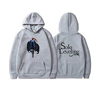 OUHZNUX Solo Leveling Unisex Sudadera con Capucha Sung Jin-Woo E Igris Sudadera con Capucha Manhwa Sudadera con Capucha Regalo Solo Leveling Subir De Nivel Regalo XXS-XXL