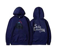 OUHZNUX Solo Leveling Unisex Sudadera con Capucha Sung Jin-Woo E Igris Sudadera con Capucha Manhwa Sudadera con Capucha Regalo Solo Leveling Subir De Nivel Regalo XXS-XXL