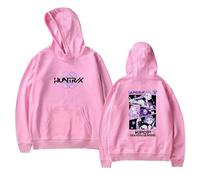 OUHZNUX Sudadera con Capucha K-Pop De-Mon H-Hunters Anime Print Sudadera Unisex Vintage Moda Manga Larga Casual Graphic Pullover Hoodie XXS-4XL-Pink||x_s