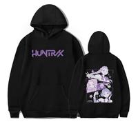 OUHZNUX Sudadera con Capucha K-Pop De-Mon H-Hunters Unisex Camisa De Manga Larga Casual Estilo Vintage Gráfico Hoodie para Mujeres Hombres XXS-4XL-Black||s