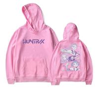 OUHZNUX Sudadera con Capucha K-Pop De-Mon H-Hunters Unisex Camisa De Manga Larga Casual Estilo Vintage Gráfico Hoodie para Mujeres Hombres XXS-4XL-Pink||s